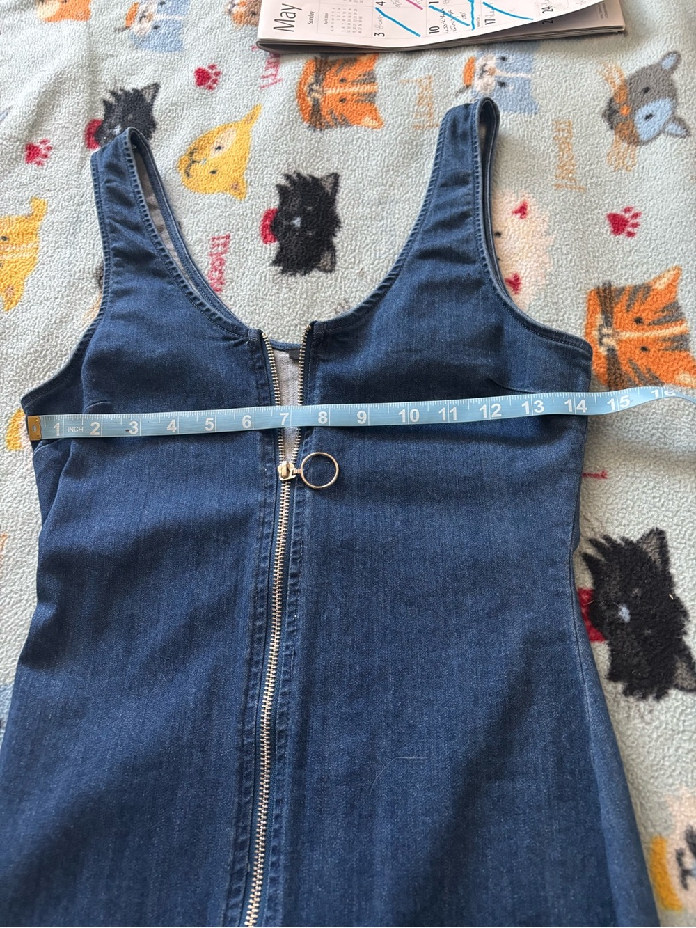 Denim dress small